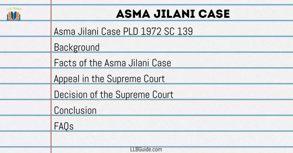 Asma Jilani Case