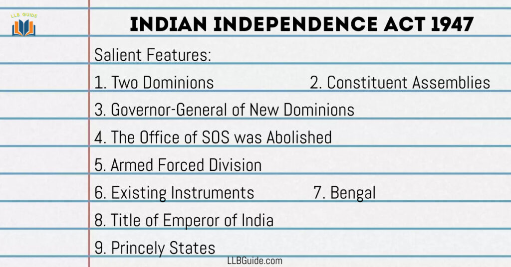Indian Independence Act 1947