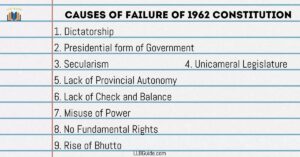 Causes Of Failure Of 1962 Constitution